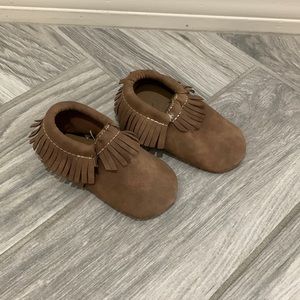 First Steps Moccasins Size 5/6